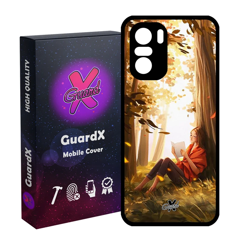 کاور گارد ایکس طرح دختر مدل Glass10276 مناسب برای گوشی موبایل شیائومی Poco F3/MI 11X/MI 11X Pro/Redmi K40/K40 Pro