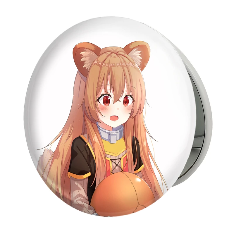 آینه جیبی خندالو طرح رافتالیا انیمه ظهور قهرمان سپر مدل تاشو کد 15921 