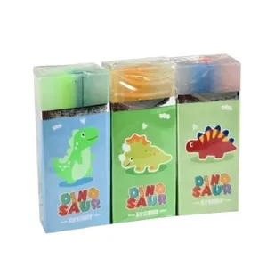 پاک کن مدل مغزدار دایناسوری بودار مجموعه 3 عددی