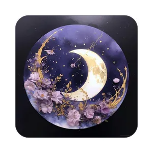 زیر لیوانی کاکتی طرح ماه و ستاره مدل mp54661