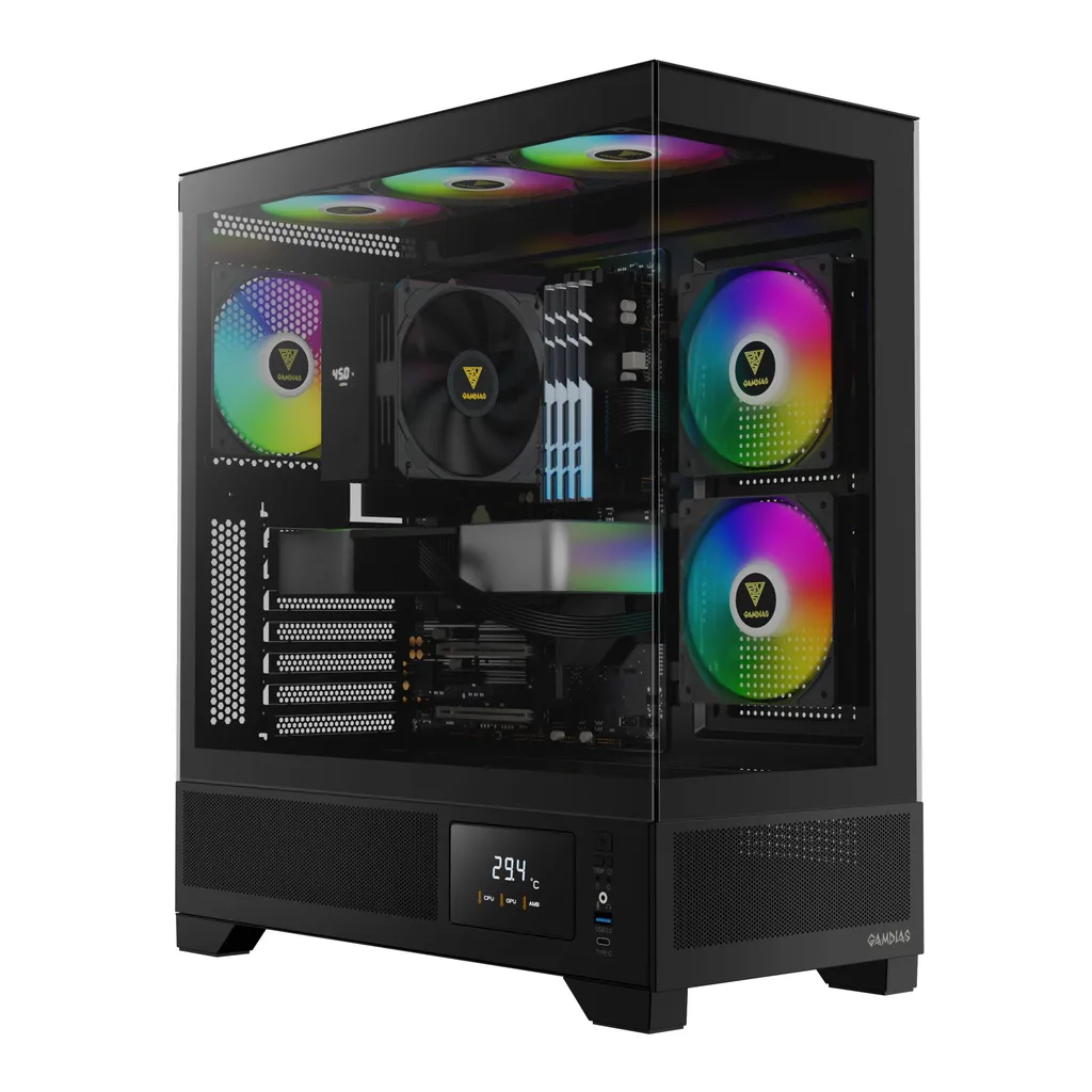 کیس کامپیوتر گیمینگ گیم دیاس مدل ATLAS M1