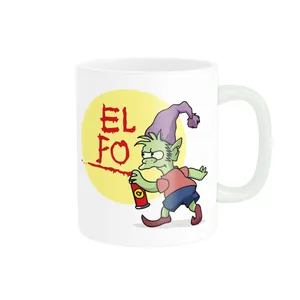 ماگ پاد آفرین مدل طرح الفو elfo طلسم شدگان کیوت فانتزی کیوت کد 651