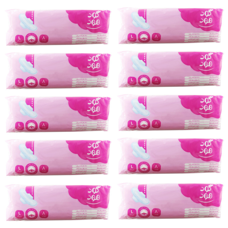 نوار بهداشتی گود مود مدل feel مجموعه 10 عددی