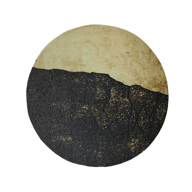 پادری مدل دایره طرح کلاسیک کد 8825 سایز 90 × 90 سانتی متر