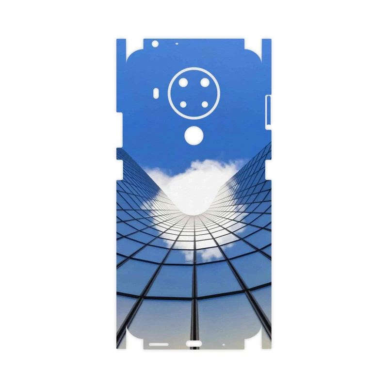 برچسب پوششی ماهوت مدل Glass skyscraper-FullSkin مناسب برای گوشی موبایل نوکیا 5.4
