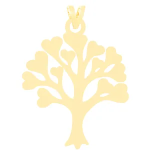 آویز گردنبند طلا 18 عیار زنانه الن نار مدل درخت 3273