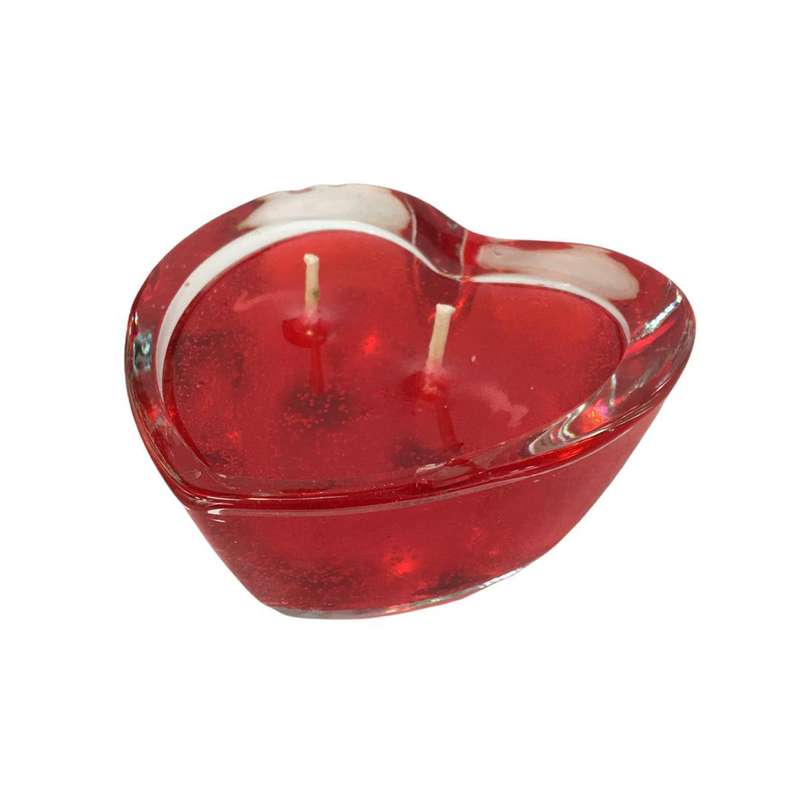 شمع دست ساز مدل قلب