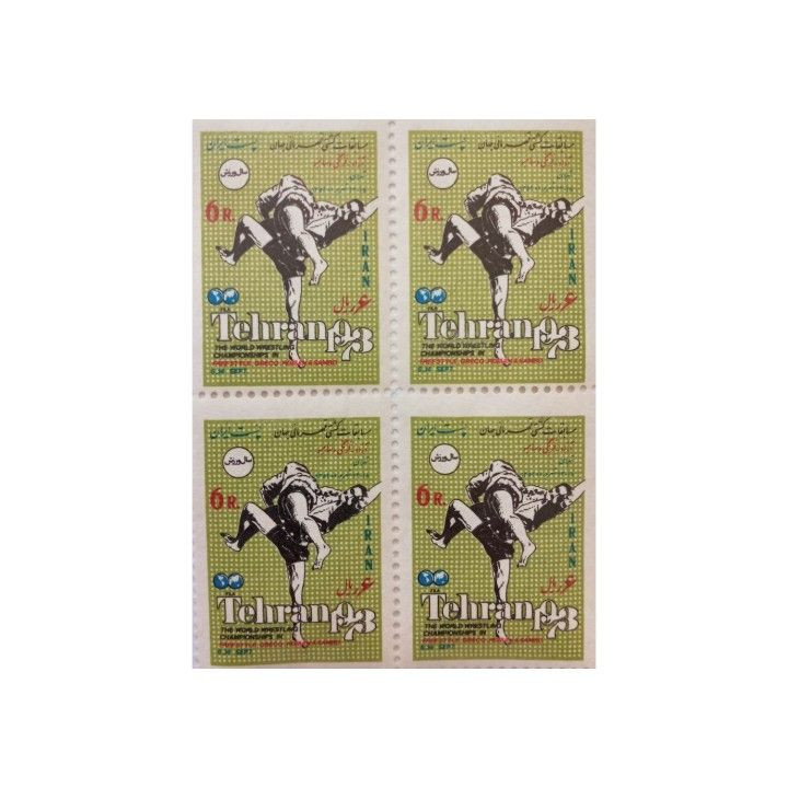 تمبر یادگاری مدل کشتی مجموعه 4 عددی