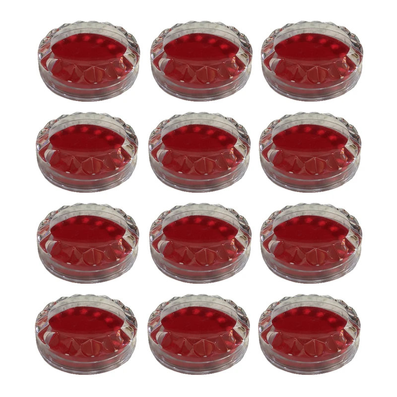 جعبه جواهرات مدل کریستال گرد کد ZBW02 بسته ۱۲ عددی