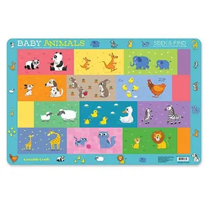 زیر بشقابی کروکودیل کریک مدل Baby Animals