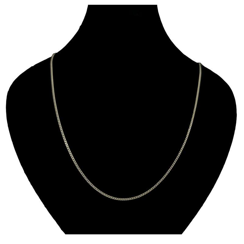 زنجیر نقره مردانه گیرا مدل G095