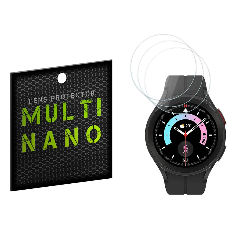 محافظ صفحه نمایش مولتی نانو مدل X-S3N مناسب برای ساعت هوشمند سامسونگ Galaxy Watch 5 Pro بسته سه عددی
