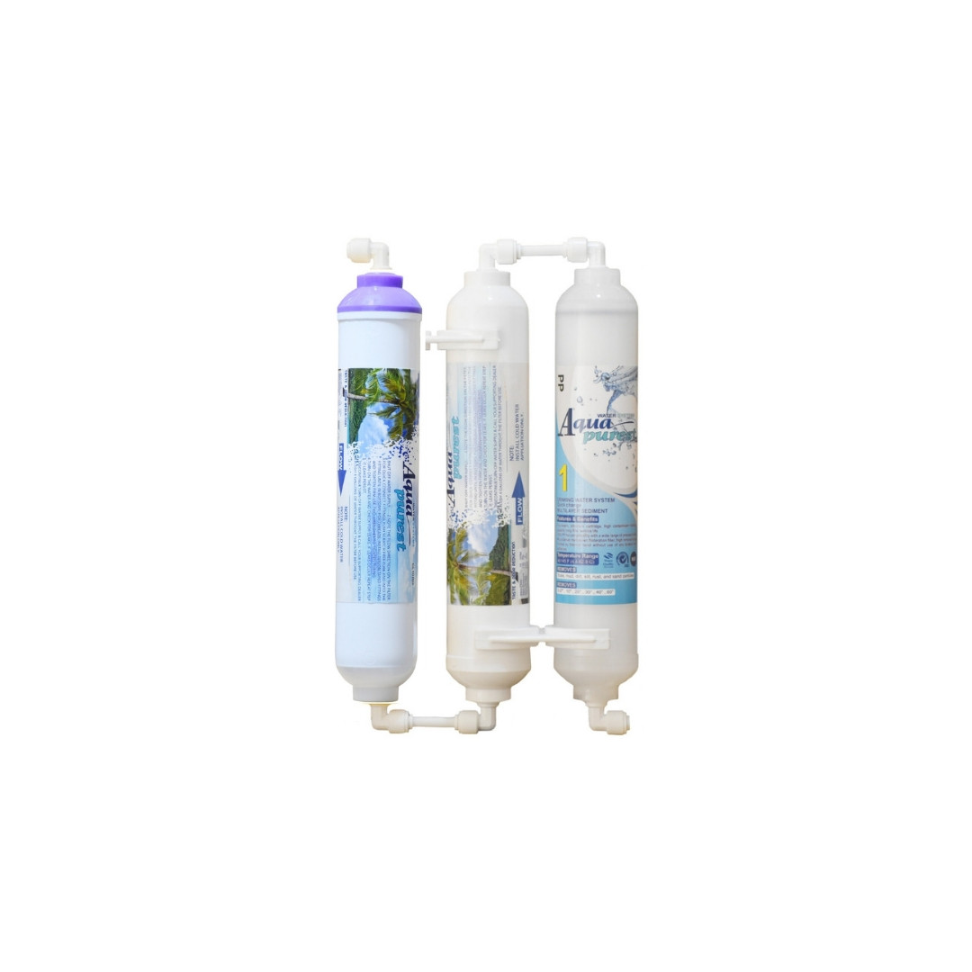فیلتر تصفیه آب یخچال و فریزر آکوا پیورست مدل INLINE- ALKALINE 03 مجموعه 3 عددی فیلتر تصفیه آب یخچال و فریزر آکوا پیورست مدل INLINE- ALKALINE 03 مجموعه 3 عددی