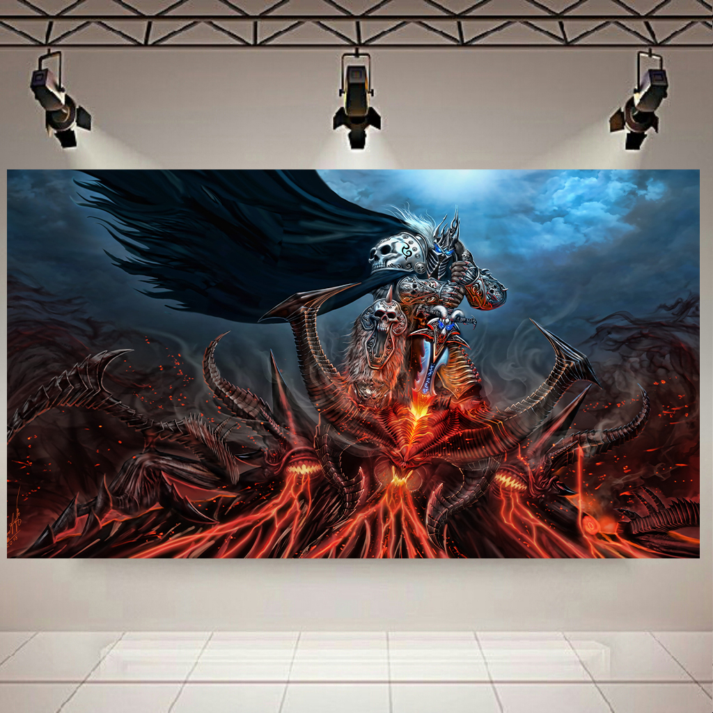 تابلو شاسی طرح گیم مدل World of Warcraft کد AR1014