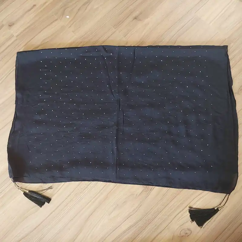 شال زنانه مدل جت نگین دار