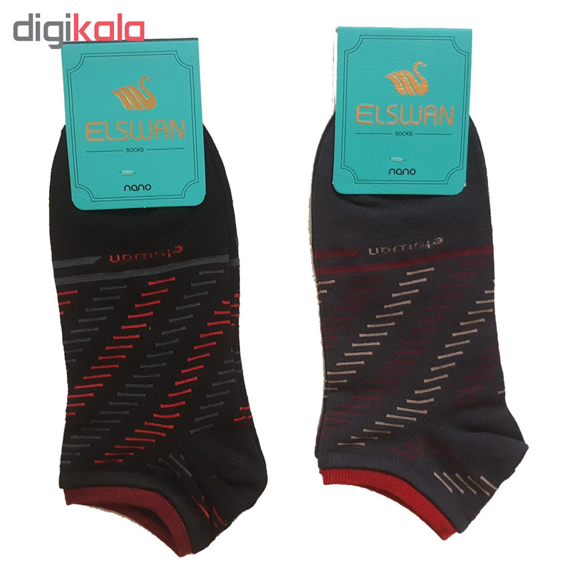 جوراب ال سون طرح ماراتن کد PH49 مجموعه 6 عددی