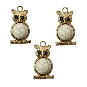 آویز گردنبند زنانه مدل  جغد دانا کد 11 بسته  3 عددی