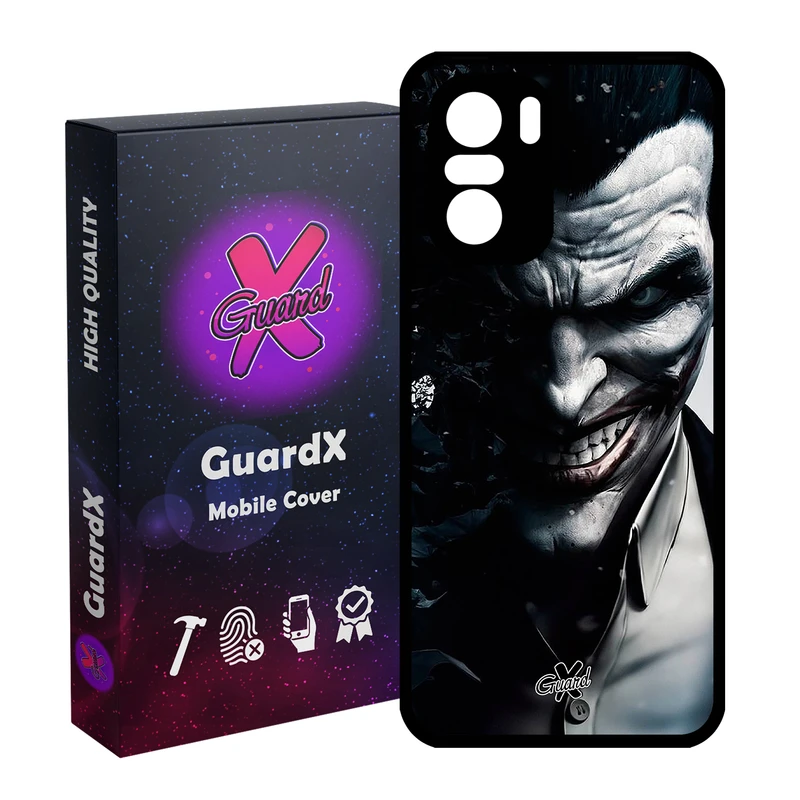 کاور گارد ایکس طرح جوکر مدل Glass10152 مناسب برای گوشی موبایل شیائومی Poco F3/MI 11X/MI 11X Pro/Redmi K40/K40 Pro