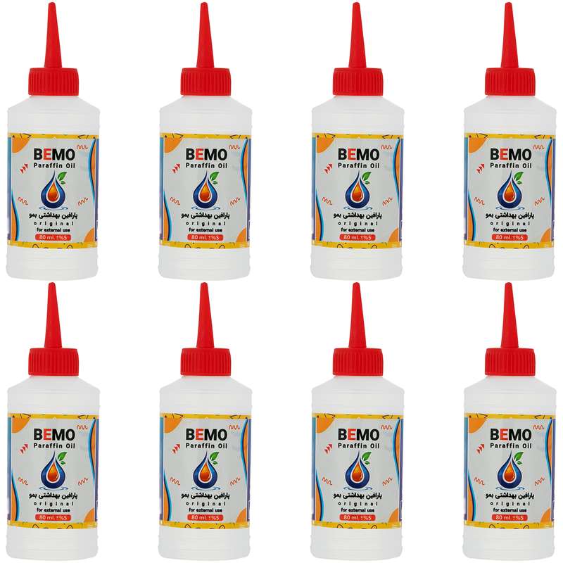 پارافین مایع بمو مدل B100 حجم 80 میلی لیتر بسته 8 عددی