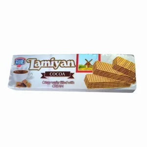 ویفر با کرم کاکائویی لامیان پوک پوک - 50 گرم بسته 60 عددی