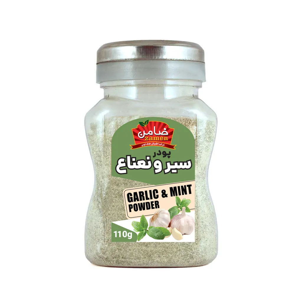 پودر سیر و نعنا ضامن - ۱۱۰ گرم