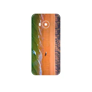 MAHOOT Beach and Green Sea Cover Sticker for HTC One ME