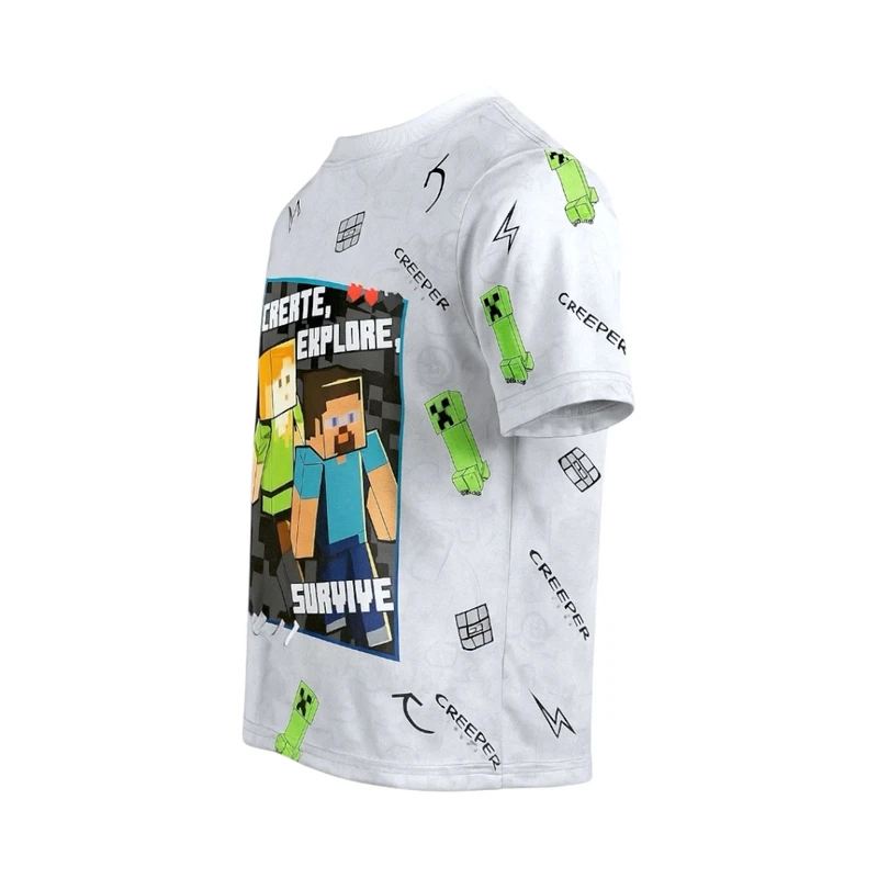 عکس شماره 3 : تی شرت آستین کوتاه پسرانه مدل ماینکرافت pj1176