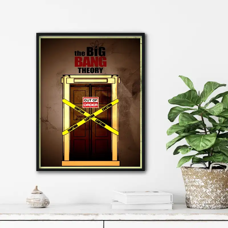 تابلو آتریسا طرح سریال big bang theory مدل ATB0012