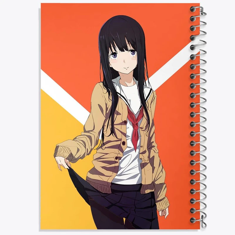 دفتر نقاشی 50 برگ خندالو مدل نائوکو انیمه سایلنت ویس A Silent Voice کد 15836