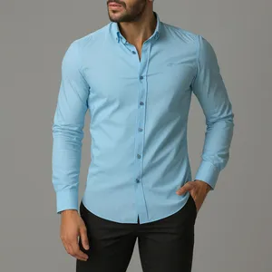 پیراهن آستین بلند مردانه برندس مدل 60249C37