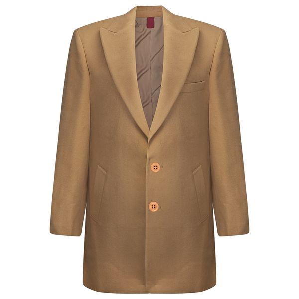 پالتو مردانه مدل borcello رنگ کرم