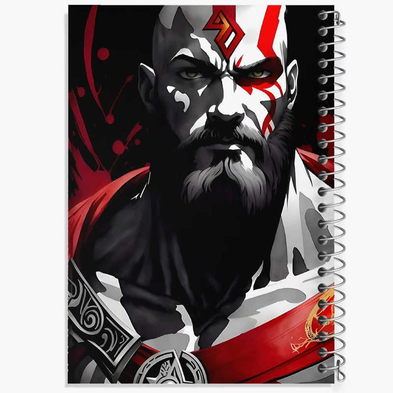 دفتر لیست خرید 50 برگ خندالو طرح خدای جنگ (God Of War) کد F6953