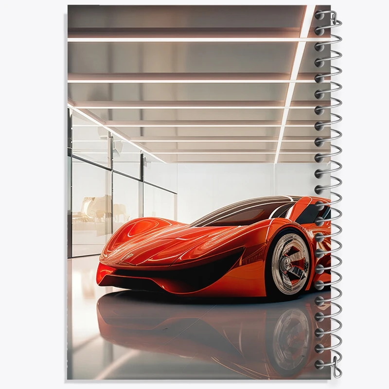 دفتر شطرنجی 50 برگ خندالو مدل ماشین اسپرت کد F999