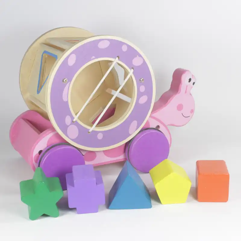 اسباب بازی چوبی مدل حلزون کد 0005