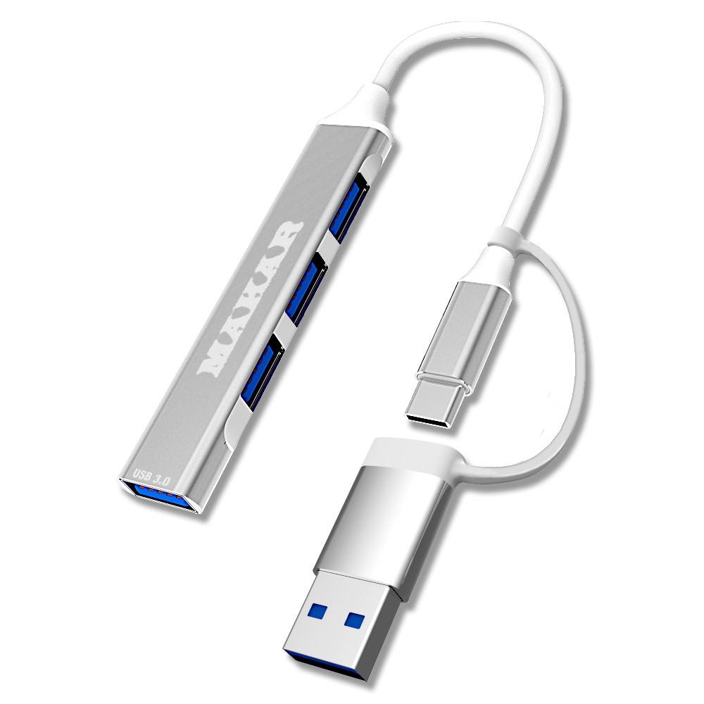هاب 4 پورت USB/USB-C ماکار مدل Multi Connection Adapter