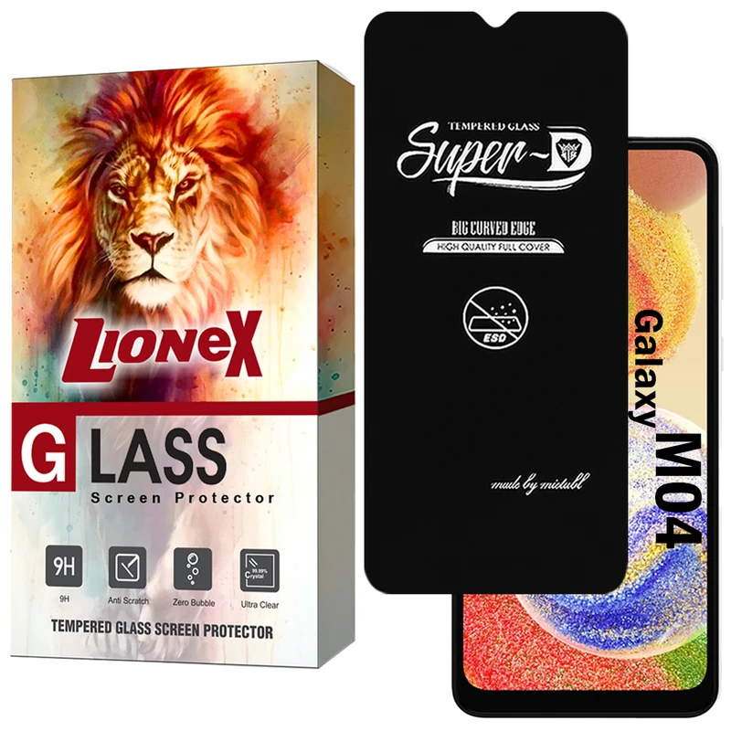 محافظ صفحه نمایش لایونکس مدل SUPERDNL مناسب برای گوشی موبایل سامسونگ Galaxy M04