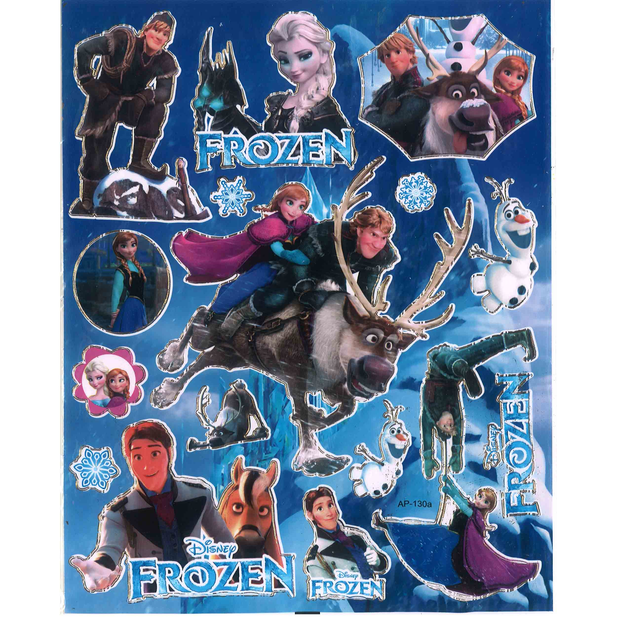 استیکر کودک مدل فروزن و السا کد AP130