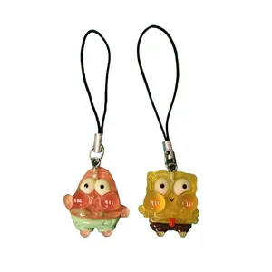 آویز موبایل مدل باب اسفنجی و پاتریک کد 34 مجموعه دو عددی