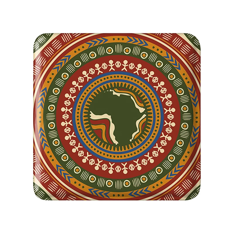 مگنت خندالو طرح آفریقا Africa مدل مربعی کد 29826