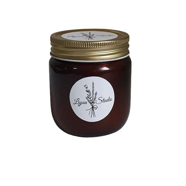 شمع لیوانی لیا مدل لوندر 02