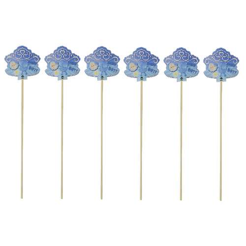 تاپر تولد مستر تم طرح نوزاد بسته 6 عددی