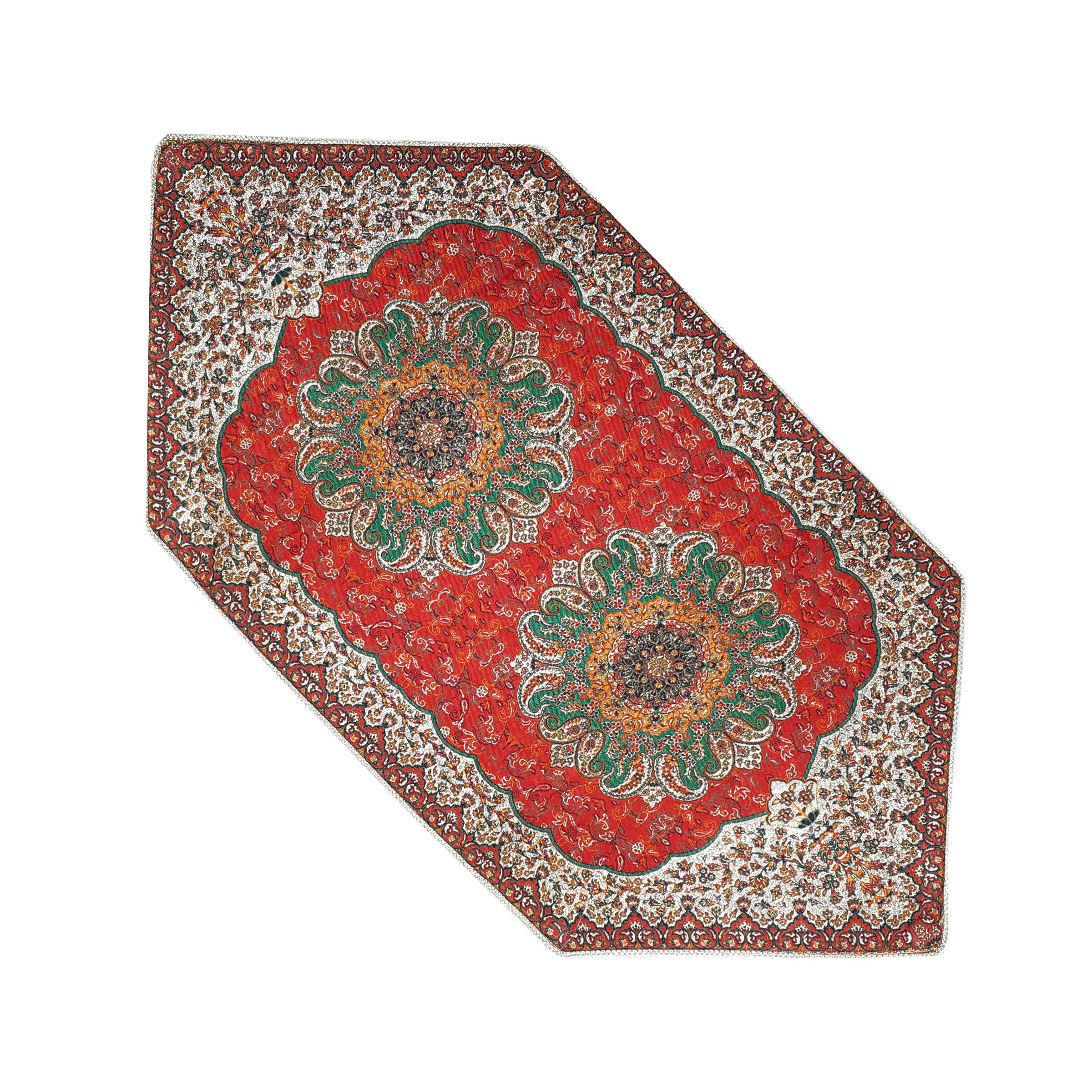 رومیزی ترمه مدل ترنج کد RRD90-45