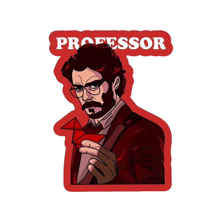 استیکر پارچه و لباس پاد آفرین مدل مانی هیست کد 2460