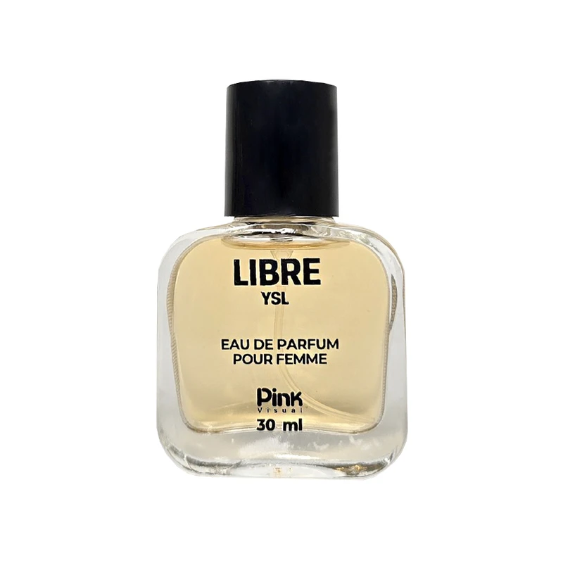 عطر جیبی زنانه پینک ویژوآل مدل Libre Ysl با رایحه شیرین حجم 30 میلی‌لیتر