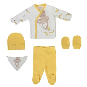 ست 6 تکه لباس نوزادی جیجیم بیبی مدل cab296