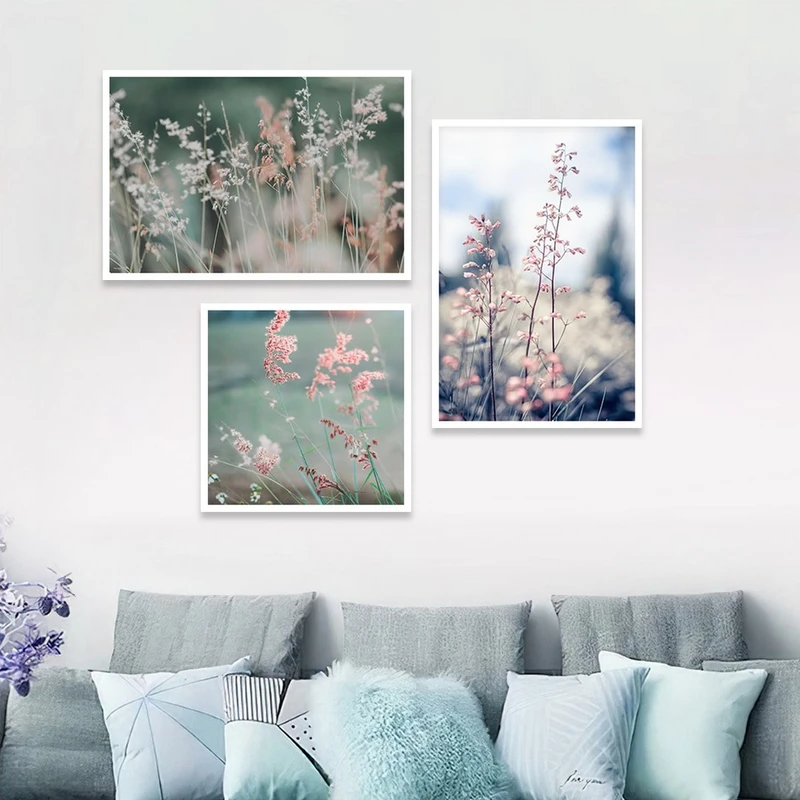 تابلو بکلیت مدل طرح دکوراتیو شکوفه گل W-1051  مجموعه 3 عددی