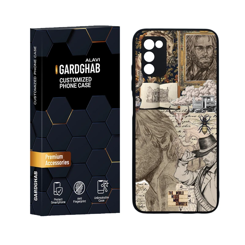 کاور گارد قاب علوی دورژله ای مدل هنری مناسب برای گوشی موبایل سامسونگ Galaxy A03s