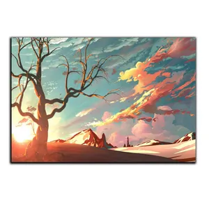 تابلو شاسی بکلیت طرح تک درخت پاییزی مدل SH-S5236