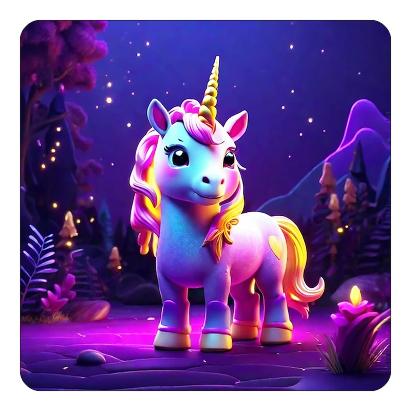 مگنت کاکتی طرح اسب تک شاخ و یونیکورن مدل mp30703