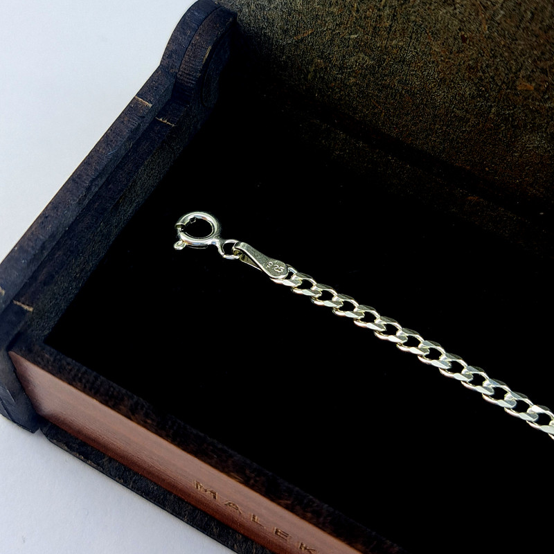 دستبند نقره مردانه ملک زیور کد 907